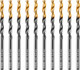 Миниатюра изображения товара Набор сверл Denzel 717210 (10шт)