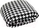 Миниатюра изображения товара Плед TexRepublic Absolute Flannel Гусиная лапка 200x220 / 44108 (черный/белый)