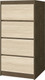 Миниатюра изображения товара Комод Артём-Мебель Марсель СН 111.02 (дуб экспрессив бронзовый/дуб экспрессив песочный)