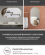 Миниатюра изображения товара Зеркало Emze Color Oval 50x100 / COLOR.50.100.KRD (красное дерево)