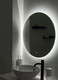 Миниатюра изображения товара Зеркало Emze Led Antifog D70 / LED.70.70.ANTIFOG.4K (c подсветкой и подогревом)