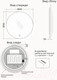 Миниатюра изображения товара Зеркало Emze Led Antifog D80 / LED.80.80.ANTIFOG.4K (c подсветкой и подогревом)