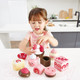 Миниатюра изображения товара Набор игрушечных продуктов Hape Пирожные. Клубничный десерт / E3194_HP