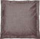 Миниатюра изображения товара Подушка декоративная Сонум Микровелюр 45x45 (с кантом, кофе)