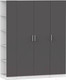 Миниатюра изображения товара Шкаф Интермебель Марсель-24 / МР 01-24 (графит серый)
