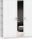 Миниатюра изображения товара Шкаф Интермебель Марсель-28 / МР 01-28 (белый премиум)