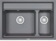 Миниатюра изображения товара Мойка кухонная GRANULA KS-7302 (алюминиум)