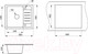 Миниатюра изображения товара Мойка кухонная GRANULA ST-5803 (графит)