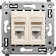 Миниатюра изображения товара Розетка DKC Avanti RJ-45 / 4405294 (ванильная дымка)