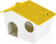 Миниатюра изображения товара Домик для клетки Voltrega 0315945/yellow (белый/желтый)