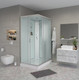 Миниатюра изображения товара Душевая кабина Niagara NG-43285-14Q 120x80x215 (матовое стекло)