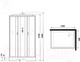 Миниатюра изображения товара Душевая кабина Niagara NG-43285-14Q 120x80x215 (матовое стекло)
