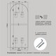 Миниатюра изображения товара Зеркало Алмаз-Люкс Д-057 (110x40см)