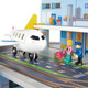 Миниатюра изображения товара Паркинг игрушечный Hape Железнодорожная станция Мега Сити / E3768_HP