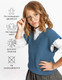 Миниатюра изображения товара Жилет детский Amarobaby Knit / AB-OD21-KNIT10/19-122 (голубой, р. 122)