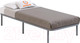 Миниатюра изображения товара Односпальная кровать Домаклево София 90x200 (серый)