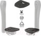 Миниатюра изображения товара Платформы для педалей велосипедных FORCE Plate / 683037-F