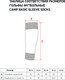 Миниатюра изображения товара Гетры футбольные Jogel Basic Sleeve Socks / JC1GA0223.Z1 (р-р 43-45, голубой/белый)