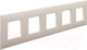 Миниатюра изображения товара Рамка для выключателей и розеток DKC Avanti / 4405900 (ванильная дымка)