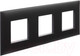 Миниатюра изображения товара Рамка для выключателей и розеток DKC Avanti / 4412906 (черный матовый)