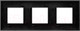 Миниатюра изображения товара Рамка для выключателей и розеток DKC Avanti / 4412906 (черный матовый)