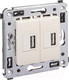 Миниатюра изображения товара Розетка DKC Avanti USB 4405543 (ванильная дымка)