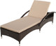 Миниатюра изображения товара Шезлонг Garden Story Мальта-2 / M002-2023 (ротанг искусственный коричневый/бежевый)
