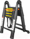 Миниатюра изображения товара Телескопическая лестница RockForce RF-UP280-M