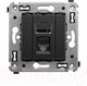 Миниатюра изображения товара Розетка DKC Avanti RJ-45 / 4412463 (черный матовый)