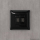 Миниатюра изображения товара Розетка DKC Avanti USB / 4402543 (черный квадрат)