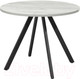 Миниатюра изображения товара Обеденный стол Millwood Олесунн D900 (дуб белый Craft/металл черный)