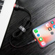 Миниатюра изображения товара Кабель Baseus Cafule USB For Lightning / CALKLF-C19 (2м, черный/красный)