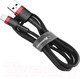 Миниатюра изображения товара Кабель Baseus Cafule USB For Lightning / CALKLF-C19 (2м, черный/красный)