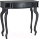 Миниатюра изображения товара Консольный столик Мебелик Берже 11 (серый графит)