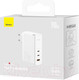 Миниатюра изображения товара Зарядное устройство сетевое Baseus GaN5 Pro Fast Charger 2C+U 140W / CCGP100202 (белый)