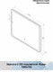 Миниатюра изображения товара Зеркало Континент Russo Led 100x70