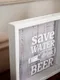 Миниатюра изображения товара Копилка для пробок Richwood Save Water / beer2626-3g/white (белый)