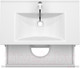 Миниатюра изображения товара Тумба под умывальник ЗОВ Дион 100 / D100LHO0M9003MKV5 (белый матовый/дуб)