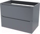 Миниатюра изображения товара Тумба под умывальник ЗОВ Дион 80 / D80LAFM7015MKV5 (графит матовый)