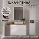 Миниатюра изображения товара Шкаф-пенал для ванной ЗОВ Дион 150 / DP150LWP0M9003MKV5 (белый матовый)