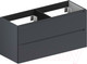 Миниатюра изображения товара Тумба под умывальник ЗОВ Дион 120 / D120LAFM7015MKV5 (графит матовый)