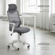 Миниатюра изображения товара Кресло офисное Mio Tesoro Брунелло AF-C4719 (серый)