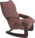 Миниатюра изображения товара Кресло-качалка Glider Амадео ВСК №81 (венге/коричнево-розовый)