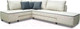 Миниатюра изображения товара Диван угловой Петрамебель Оскар левый (светло-серый эльза 12/темно-серый велюр сакура 12)