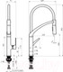 Миниатюра изображения товара Смеситель Rubineta Ultima-50 (BK/RG) / UL500638