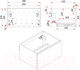 Миниатюра изображения товара Тумба под умывальник ЗОВ Кито-2 90 / 2K90LW0MWM (белый матовый)