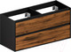 Миниатюра изображения товара Тумба под умывальник ЗОВ Парма 120 / P120LAN0MAMC1B (антрацит/аттик)