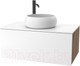 Миниатюра изображения товара Тумба под умывальник ЗОВ Кито 60 / K60LA0MWMC (аттик/белый матовый)