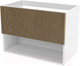 Миниатюра изображения товара Тумба под умывальник ЗОВ Кито-2 90 / 2K90LW0MRMC (белый/тростник)