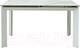 Миниатюра изображения товара Обеденный стол M-City Cremona 160 KL-188 / DECDF501TKL188WHT160 (контрастный мрамор/белый)